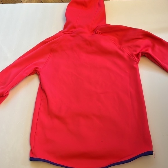 Under Armour Girl’s Pullover Coldgear Hoodie Kangaroo Pocket size Medium - Picture 5 of 7